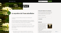 Desktop Screenshot of beautycitizen.wordpress.com
