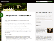 Tablet Screenshot of beautycitizen.wordpress.com