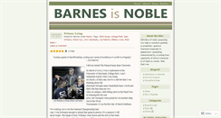 Desktop Screenshot of barnesisnoble.wordpress.com