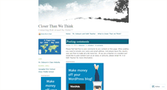 Desktop Screenshot of closerthanwethink.wordpress.com