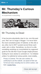 Mobile Screenshot of mrthursday.wordpress.com