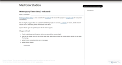 Desktop Screenshot of madcowstudios.wordpress.com