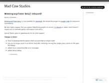 Tablet Screenshot of madcowstudios.wordpress.com