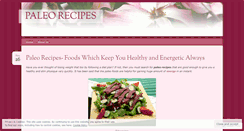 Desktop Screenshot of knowaboutpaleorecipes.wordpress.com