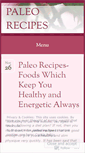 Mobile Screenshot of knowaboutpaleorecipes.wordpress.com