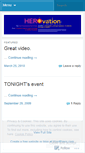 Mobile Screenshot of herovation.wordpress.com