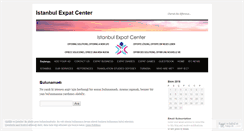 Desktop Screenshot of istanbulexpatcenter.wordpress.com