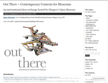 Tablet Screenshot of openmuseumoutthere.wordpress.com