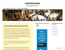 Tablet Screenshot of comunicarnos.wordpress.com