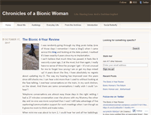 Tablet Screenshot of chroniclebionicwoman.wordpress.com