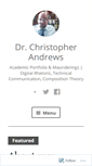 Mobile Screenshot of cdmandrews.wordpress.com