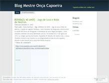 Tablet Screenshot of mestreonca.wordpress.com