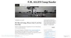 Desktop Screenshot of campsmoke.wordpress.com