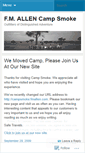 Mobile Screenshot of campsmoke.wordpress.com