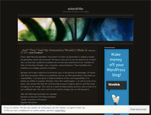 Tablet Screenshot of naturalvibe.wordpress.com