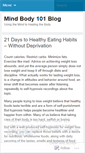 Mobile Screenshot of mindbody101.wordpress.com