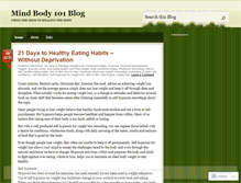 Tablet Screenshot of mindbody101.wordpress.com