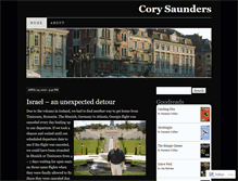 Tablet Screenshot of corysaunders.wordpress.com