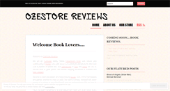 Desktop Screenshot of ozestorebooks.wordpress.com