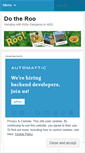 Mobile Screenshot of dotheroo.wordpress.com