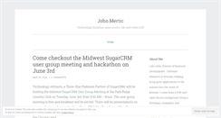 Desktop Screenshot of jmertic.wordpress.com