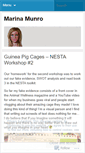 Mobile Screenshot of marinamunro.wordpress.com