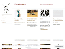 Tablet Screenshot of elenacatalanodance.wordpress.com