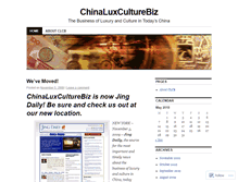 Tablet Screenshot of chinaluxculturebiz.wordpress.com