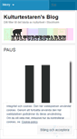 Mobile Screenshot of kulturtestaren.wordpress.com