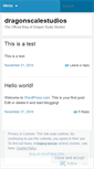 Mobile Screenshot of dragonscalestudios.wordpress.com