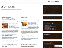 Tablet Screenshot of akieats.wordpress.com