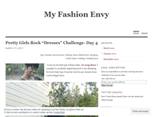 Tablet Screenshot of myfashionenvy.wordpress.com