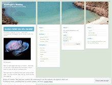 Tablet Screenshot of kaehugirl.wordpress.com