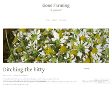 Tablet Screenshot of gonefarming.wordpress.com