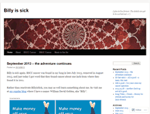 Tablet Screenshot of billyissick.wordpress.com