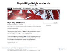 Tablet Screenshot of mrneighbourhoods.wordpress.com