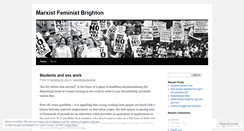 Desktop Screenshot of marxistfeministbrighton.wordpress.com