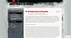 Desktop Screenshot of angstroms3dworld.wordpress.com