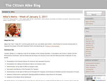 Tablet Screenshot of citizenmike.wordpress.com