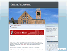 Tablet Screenshot of cornellhillel.wordpress.com