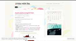 Desktop Screenshot of fadziyahzaira.wordpress.com