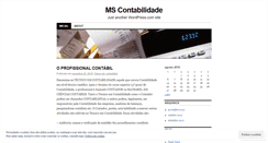 Desktop Screenshot of mscontabilidade2.wordpress.com