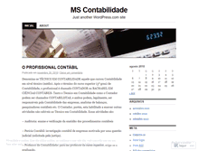 Tablet Screenshot of mscontabilidade2.wordpress.com