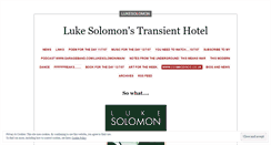Desktop Screenshot of lukesolomon.wordpress.com