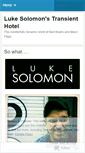 Mobile Screenshot of lukesolomon.wordpress.com