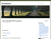 Tablet Screenshot of charityplayer.wordpress.com