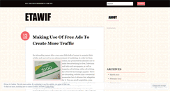 Desktop Screenshot of etawif.wordpress.com