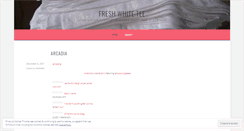 Desktop Screenshot of freshwhitet.wordpress.com