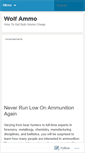 Mobile Screenshot of ammunitionsales.wordpress.com