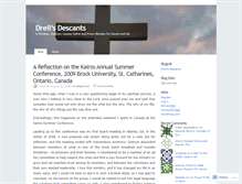 Tablet Screenshot of descant.wordpress.com